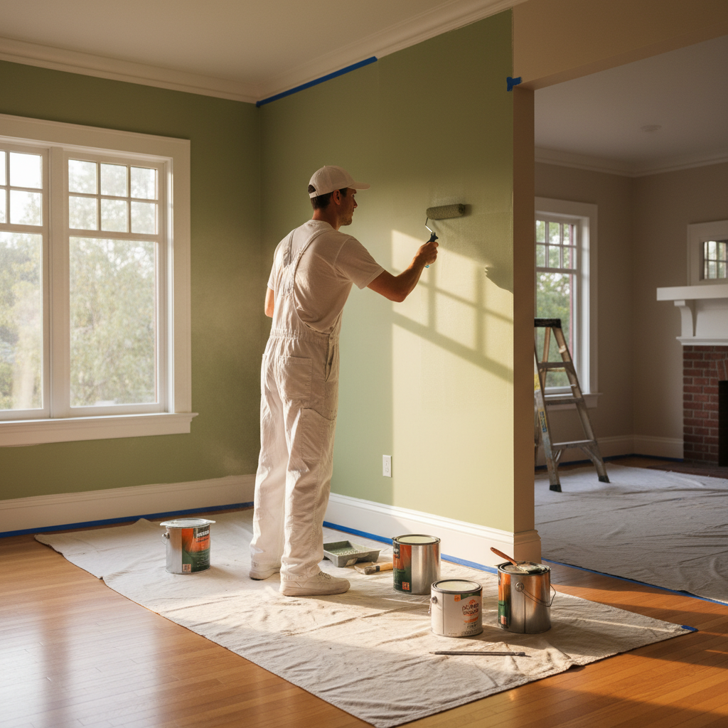 Aspire Painting team at work